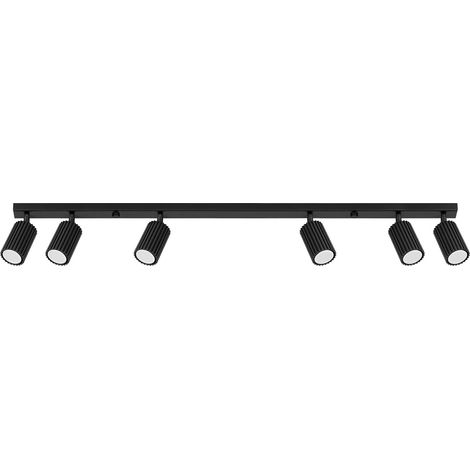 Regleta Moto negro, 6 luces (1/5)