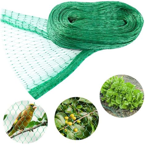 6m x 10m Anti-Bird Netting, Anti-Pigeon Netting, Anti-Bird Netting Protects Fruit Trees, Cherries and Strawberries from Bird Damage