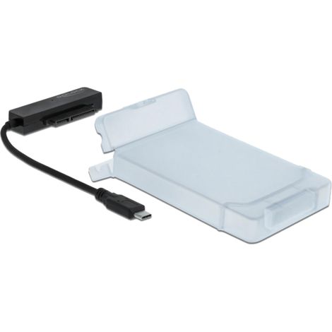 USB 3.2 Gen 1 Konverter, USB-C Stecker  SATA Buchse Verwendung:  externen Embout einer 2,5" SATA-HDD an ein Notebook