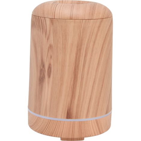 Humidificateur d'air imitation bois 200 ml avec veilleuse intégrée et alimentation USB, idéal pour la chambre à coucher. (1/5)