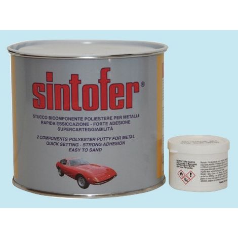 Stucco bicomponente per ferro 1,5 kg – riparazioni strutturali – Sintolit Ferro