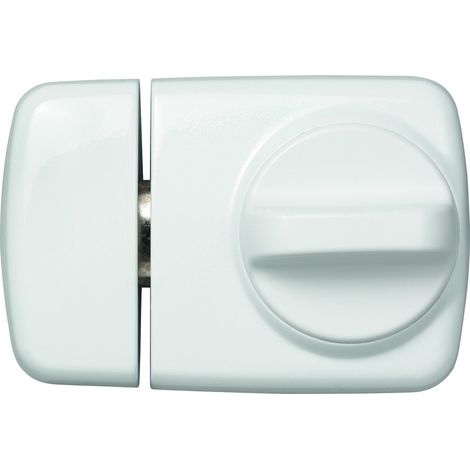589171 7510 W Verrou avec poignée tournante pour portes de faible épaisseur Blanc (1/5)