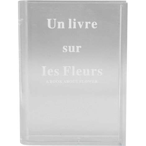 Vase Livre Décoratif en Acrylic Blanc - Arrangement Floral Créatif pour Décoration d'Intérieur (1/5)