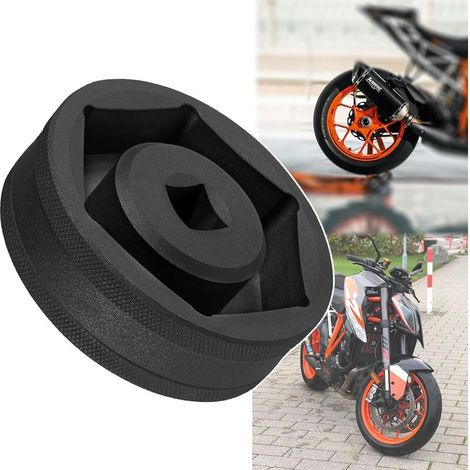 Clé à douille pour écrou de roue arrière pour roue arrière KTM 1290 Super Duke, ajustement peu profond à six pans creux de 60 mm Prise 1/2" D. (1/5)