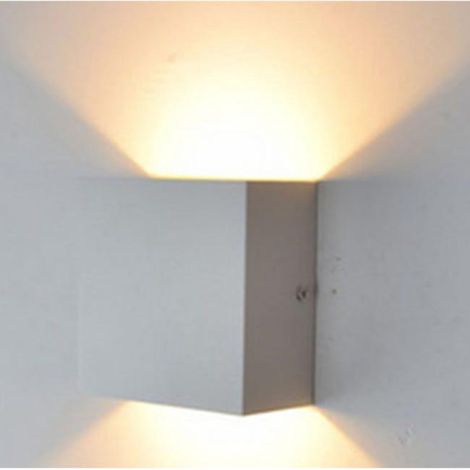Applique LED Multifonctions Innovante en Aluminium pour Chambre à Coucher Salon Hall d'entrée 7W Lumière Blanche Chaude (SKU produit : 90317692 SKU Offre : S101452) (1/5)