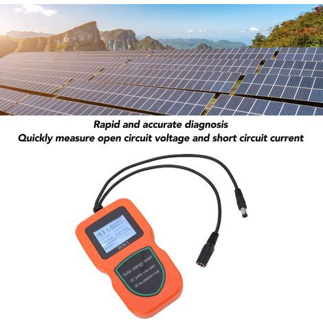 Testeur de Panneaux Solaires Multifonction Tester MPPT 5W-1000W LCD Multimètre Photovoltaïque (1/5)