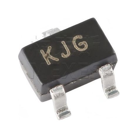 Changdian/Changjing BAV99W SOT-323 75V 150MA 4NS Schaltdiode, KJG Siebdruck, Los mit 5 elektronischen Bauteilen.