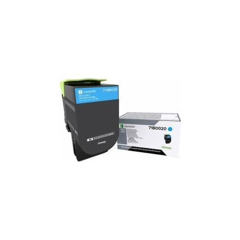 Lexmark 71B0020 Tonerkartusche 1 Stück(e) Original Cyan (1/4)