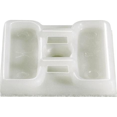 TRU COMPONENTS TC-HC103203 Befestigungssockel selbstklebend 1593046 Bündel-Ø-Bereich 4.80 mm (max) (1/3)
