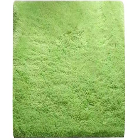 alfombras, alfombras suaves tipo manta, alfombras de pelo largo antideslizantes y lavables para dormitorio/residencia estudiantil. (1/5)