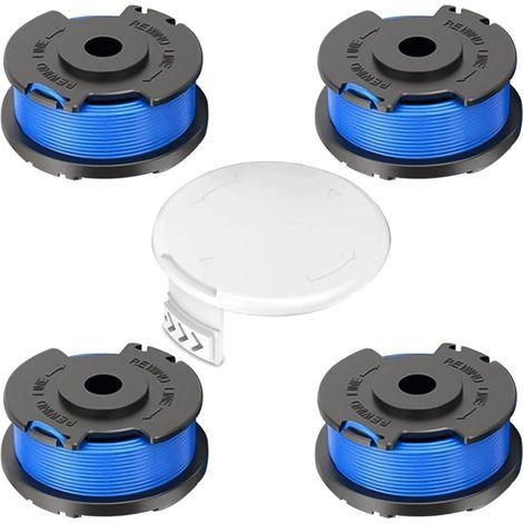 4PCS Lot bobines Fil en Nylon pour débroussailleuse Ryobi One+ , Accessoires de Jardin pour débroussailleuse 18 V , 24 V , 40 V , RY40204 , RY40220 , ZRP2080 (1/5)