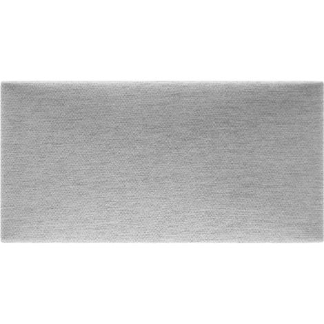 Decoon – Panneau décoratif mural rectangulaire 60 x 30 cm – Tissu hydrofuge gris – Épaisseur 3 cm – Isolation thermique et atténuation sonore (1/5)