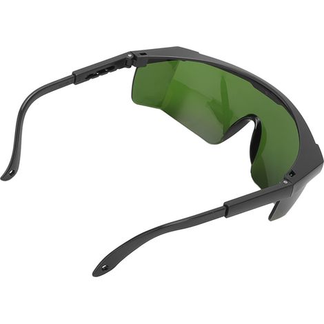 Lunettes de soudage extensibles avec protection UV/IR3.0, vert clair, anti-chocs pour travaux précis. (1/5)