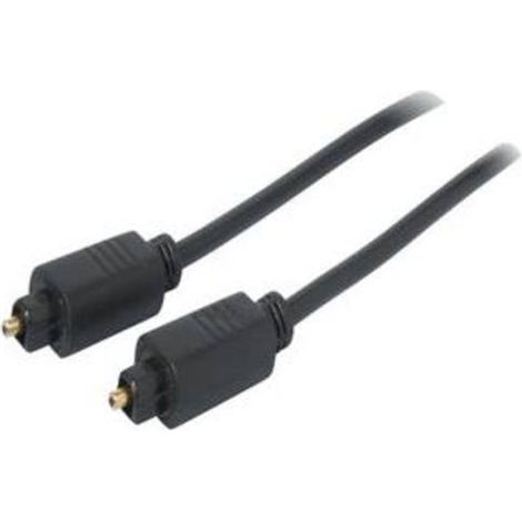 Digital Audio Cavo Kash Toslink [1x Spina Toslink (ODT) - 1x Spina Toslink (ODT)] 1.00 m Nero (1/2)