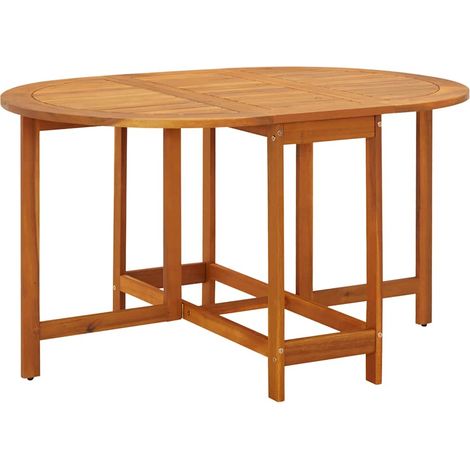 Table de jardin Contemporain - Table à manger de jardin - 130x90x72 cm Bois d'acacia massif Chic-342224 (1/5)