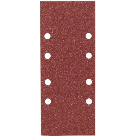 Ensemble de disques abrasifs pour ponceuse orbitale, 8 trous, 93 x 230 mm, K 80, pack de 25