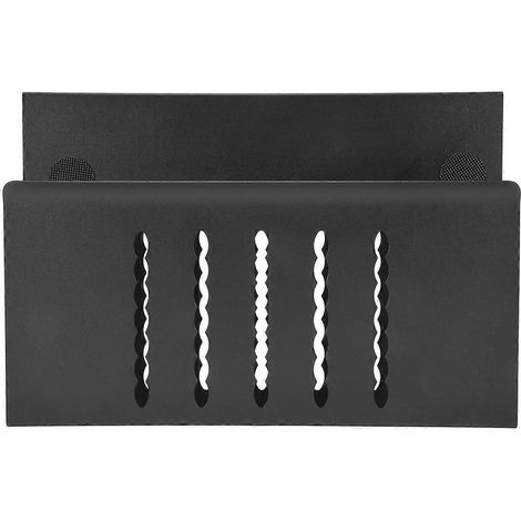 Rangement suspendu pour bureau, rangement pour tablette, en acier, capacité de charge 3 kg, noir (1/5)