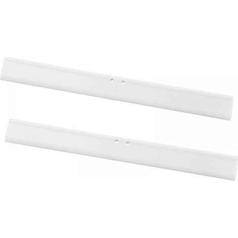 Lèvre en Caoutchouc de 25.2 cm, pour raclette de Douche, Blanc Lèvres de Rechange en Silicone, 2 pièces (1/3)