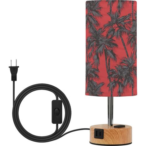 JUNZAN Lampe de table à contrôle tactile - Rouge et noir 3 voies (1/5)