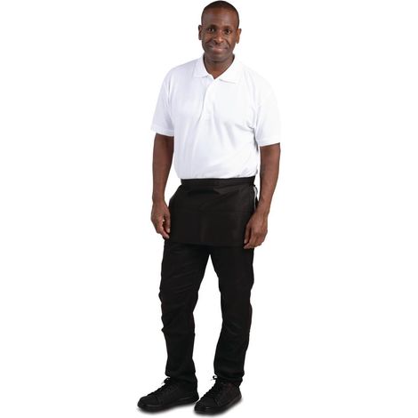 Tablier Limonadier À Poches Whites Noir - Whites Chefs Clothing