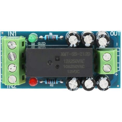 Module de commutation automatique de batterie, contrôleur d'alimentation du module de commutateur de secours automatique à CA 12V 12A 150W (1/5)
