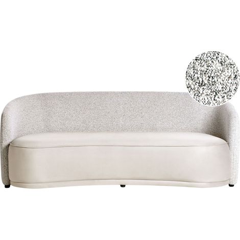 3 Seater ROSET Fabric Light Beige