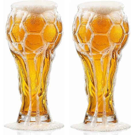Bière verre 15oz Soccer tasse Shaped Drinking tasse pour Viewing Parties pour Soccer Fansclear bière verre (1/5)