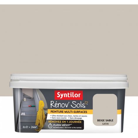 Renov pittura per pavimenti interni SYNTILOR, beige sabbia, 2 l SYNTILOR