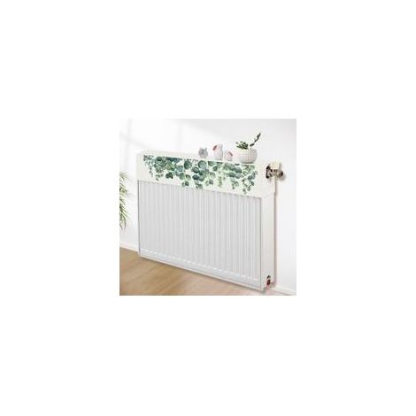 Polyester-Heizkörperabdeckung für Heizsysteme im Haushalt, waschbar, staubabweisendes Gewebe mit schlichtem Muster, (180 cm) (1/5)