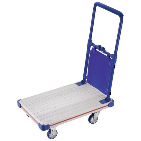Chariot à plate-forme surpour de charg. L705xl440 mm tube acier capacité de charge
