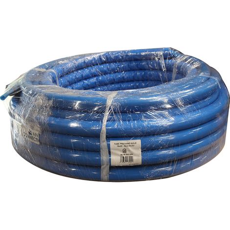 50m tube PER prégainé isolé bleu Ø20 - TRA (1/3)