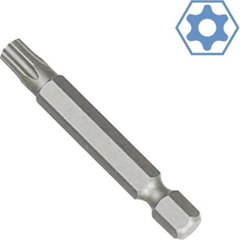 Embout hexagonal 1/4 pouce TT27 avec perçage de sécurité 50mm