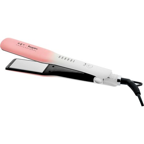 Lisseur professionnel AGV INSPIRE Rose 55W Titane 35mm Chauffe uniforme