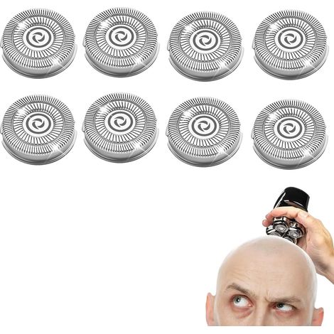 Pièce De Rechange Têtes de Rasoir Compatible avec Pitbull Sk-ull Silver & Gold Pro Rasierer, Ersatzklinge kompatibel mit Pitbull Platinum Pro Rasierer (4) (1/5)