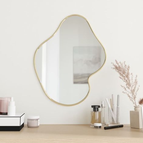 Miroir mural，Miroir déco Doré 50x40 cm CFW71758 (1/5)
