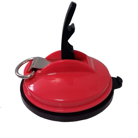 Lot de 4 ventouses de voiture avec 8 crochets de fixation en S, multi-fonction ventouses, outil d'ancrage pour voiture, bâches de bagages, tendeurs de voitur(plaque rouge + boucle noire) (1/5)