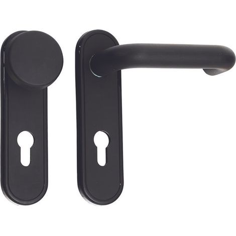 COPPIA MANIGLIA E POMOLO FISSO CON FORO CIL. PER MAN. ANTIP. 07070240 CISA