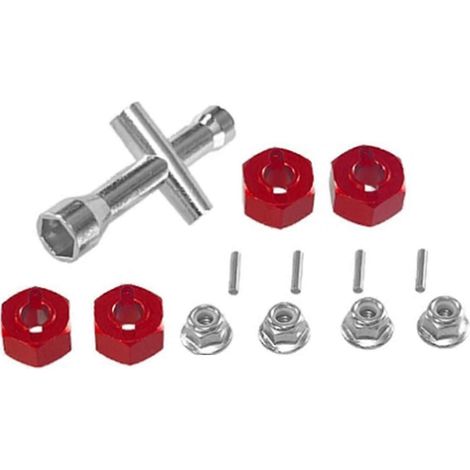 Jeu de clés hexagonales en métal pour écrous de voiture RC 1/14 14210 1/16 - Pièces détachées (1/5)