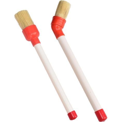 2Pièces Brosse de Nettoyage de Brosse à Graisse de Pneu pour Outil de Nettoyage Compact pour Roues et Bords (1/5)