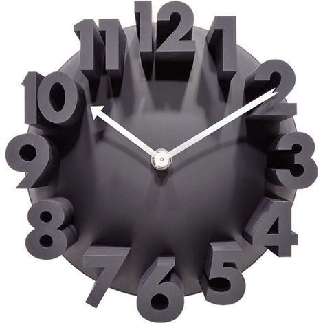 10-Zoll-Wanduhr aus Holz, geräuschlose Wanduhr, moderne geräuschlose Pendelwanduhr, runde Wanduhr, gut lesbar, runde Wanduhr für Schlafzimmer, Küche, Wohnzimmer, Büro (Schwarz)