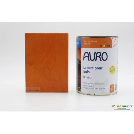 Lasure pour bois n°160 AURO, Orange -
