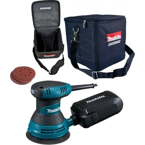Makita BO5031 125mm 5"" 240v Random Orbital Sander Speed Control + Cube Bag (1/2)