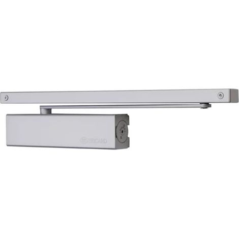Bricard – Ferme-porte réglable 60 kg – Pour porte jusqu'à 950 mm – Vitesse de fermeture réglable – Compatible portes droites et gauches