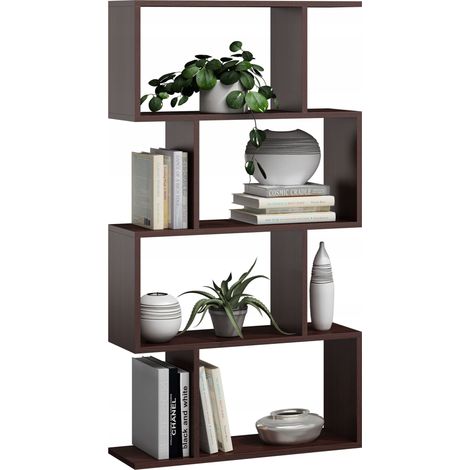 BASK 4 libreria wengé mobile aperto scaffale per libri