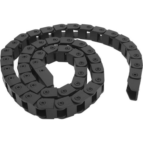 Chaîne Porte-Câbles Noir pour CNC - Guide Câble Résistant et Flexible avec Raccords (1/5)
