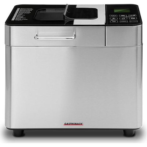 Gastroback 42823 Máquina de Pan Negra Acero Inoxidable