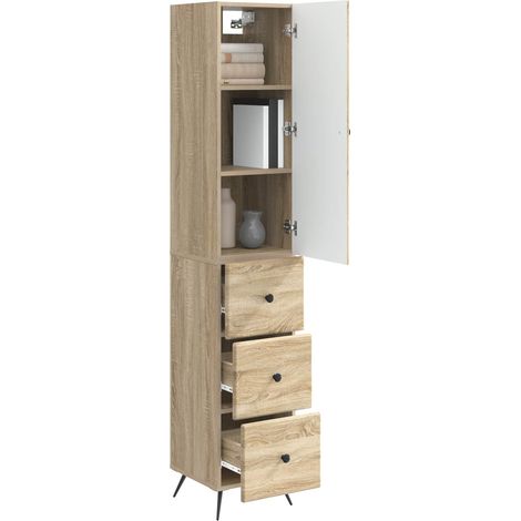 Set di armadi 2 pz Rovere Sonoma 34,5 x 34,5 x 90 cm DAS800308 (1/5)