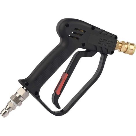 Pulvérisateur d'arrosage 10,5 GPM Débit 3/8 Pivots Connexion rapide Outil de nettoyage de lavage de voiture Nettoyeur haute pression de qualité industrielle (1/5)