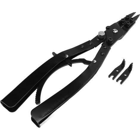 16-inch circlip pliers, 180° and 90°, metal, straight circlip removal tool, for vehicle maintenance (1/5)