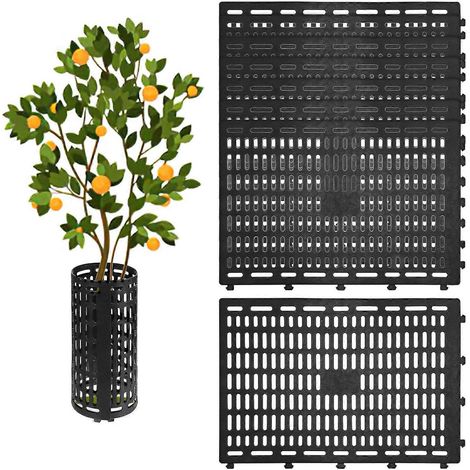 Protections de tronc d'arbre en plastique pour jardin, lot de 16 (1/5)